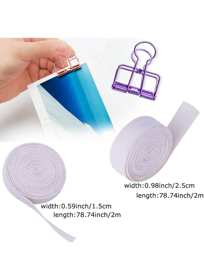 BUTUZE Book Binding Kit, Bone Folder Tool for Paper Crafting, Complete Book Binding Kits with Bone Folder Waxed Thread, Curved Needle Bookbinding, Bookbinding Supplies