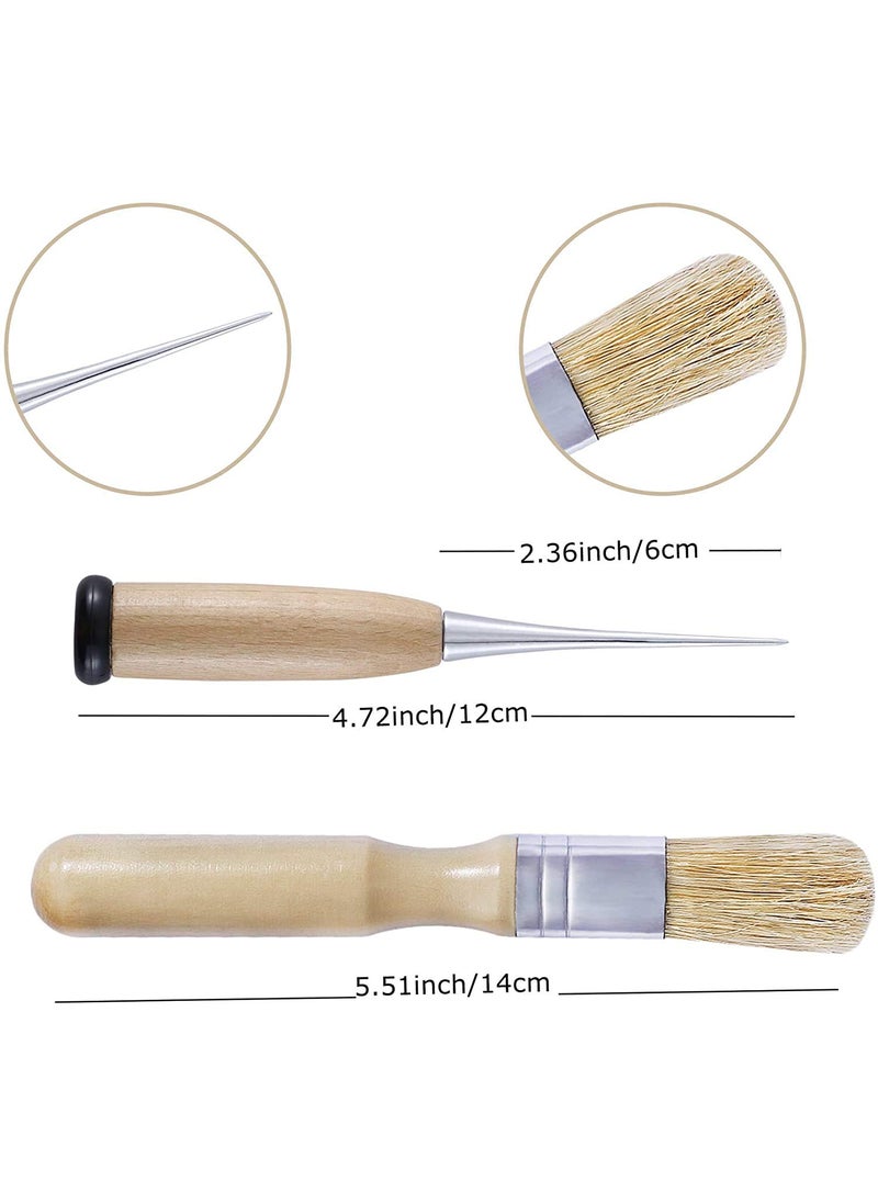 Butuze BUTUZE Book Binding Kit, Bone Folder Tool for Paper Crafting, Complete Book Binding Kits with Bone Folder Waxed Thread, Curved Needle Bookbinding, Bookbinding Supplies  - Image 5