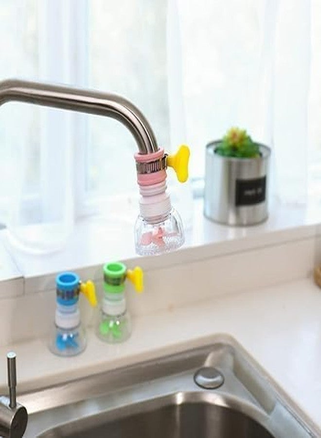 Kruthu Enterprise Kitchen Faucet Extender Attachment, Flexible Sink Sprayer, 6.6 cm Adjustable Nozzle, Adjustable Kitchen Splash Plastic Water Saving Faucet Sprinkle Head Nozzle Bathroom Tap - Image 5