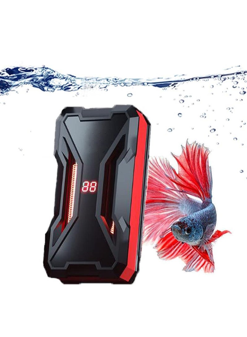 SYOSI 200W Aquarium Heater with LED Display, Submersible Fish Tank Heater, External Temperature Controller, Suitable for Betta, Frogs, Turtles, 200 W Tank Heat Rod - Image 1