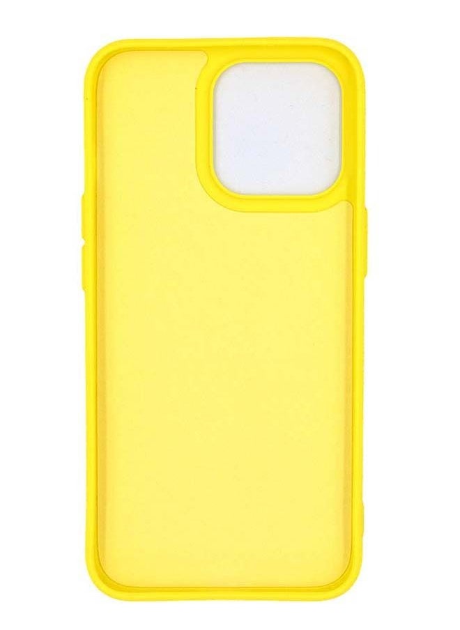 My Choice - Protective Silicone Case Cover for Apple iPhone 13 Pro - Yellow - Image 1
