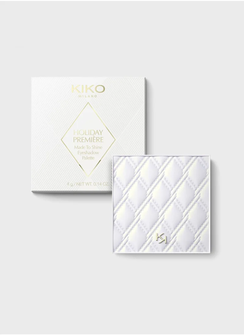 KIKO MILANO Made To Shine Eyeshadow Palette 02 - Four-Act Colours