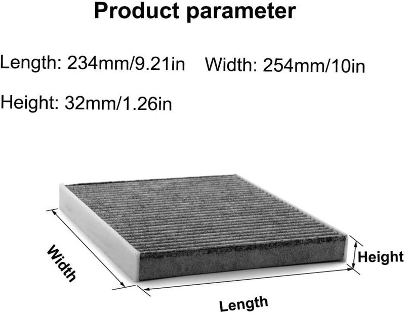Vuzmode Car Cabin Air Filter for Volkswagen Golf 7 - Image 2