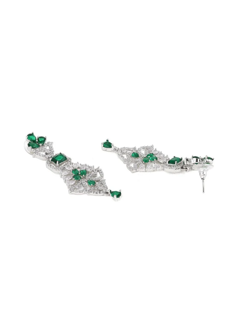 Priyaasi -Studded Contemporary Drop Earrings