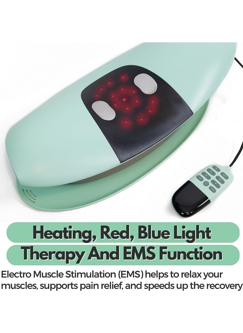 Ru syanl - Electric Lumbar Traction Device Light Therapy Massager Back Muscle Pain Relief - Image 1