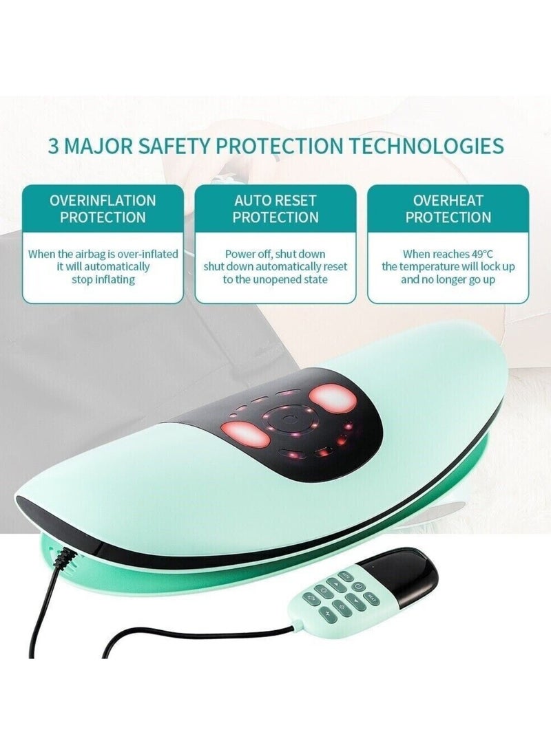 Ru syanl - Electric Lumbar Traction Device Light Therapy Massager Back Muscle Pain Relief - Image 1