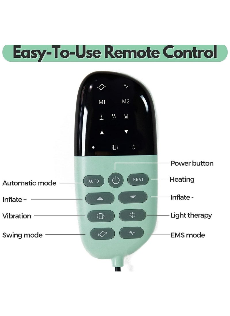 Ru syanl - Electric Lumbar Traction Device Light Therapy Massager Back Muscle Pain Relief - Image 1