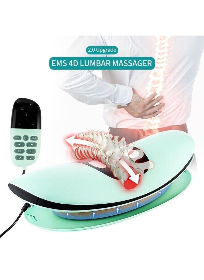 Ru syanl - Electric Lumbar Traction Device Light Therapy Massager Back Muscle Pain Relief - Image 1