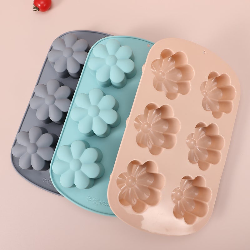 Diy Love Cake Six-Hole Jelly Pudding Mousse Chocolate Silicone Baking Mold Factory - Image 4