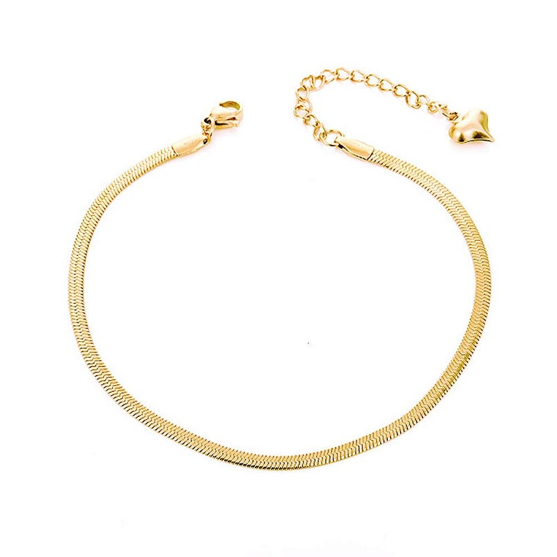 QJLE Gold Anklets for Women Waterproof,18K Gold Plated Womens Anklet Ankle Bracelets for Women Summer Beach Jewelry - Image 1