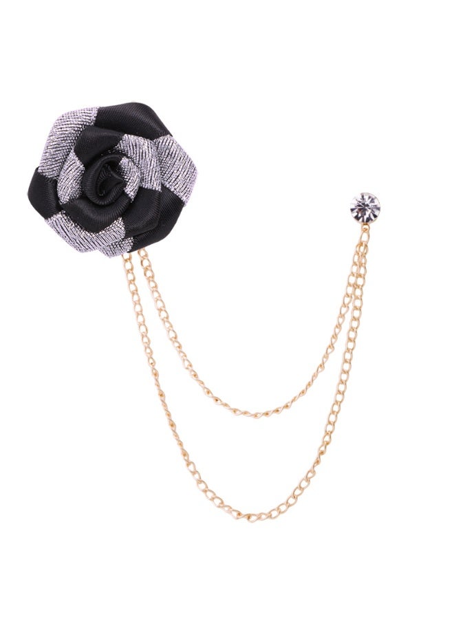 Shougu New Style Handmade Fabric Suit Accessories Tassel Flower Brooch Chest Flower 