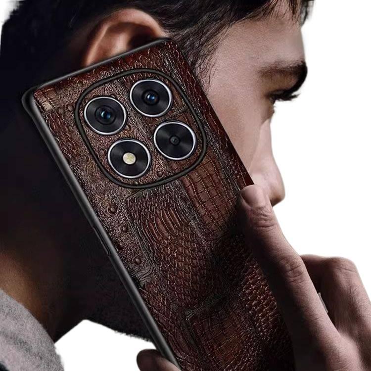 غطاء واقي بملمس جلد لـ Redmi Note 14 Pro باللون أسود مع حماية من السقوط وملمس جلد أصلي مع مقاوم للصدمات مع مقاوم للخدش للاستخدام المتكرر للاستخدام اليومي للاستخدام المنزلي - Image 4