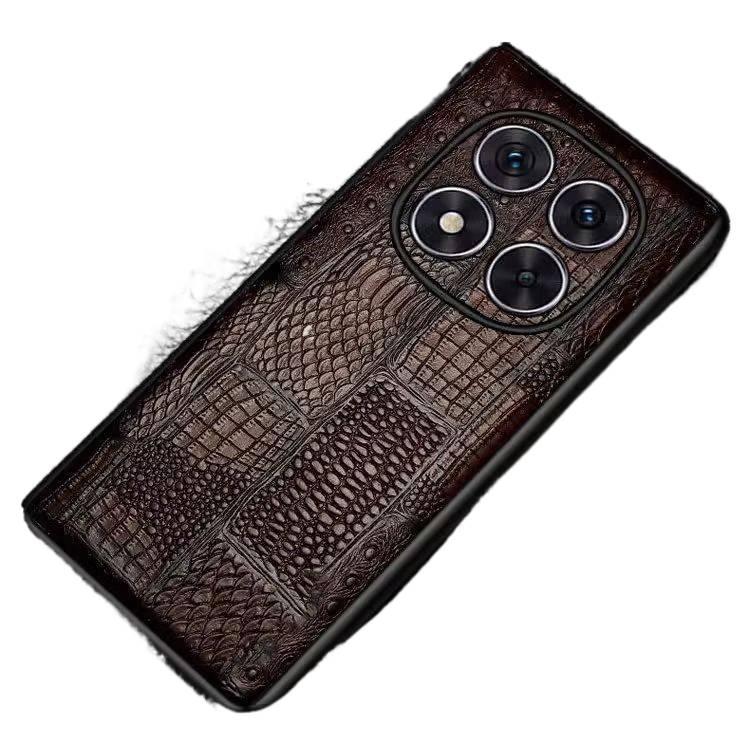 غطاء واقي بملمس جلد لـ Redmi Note 14 Pro باللون أسود مع حماية من السقوط وملمس جلد أصلي مع مقاوم للصدمات مع مقاوم للخدش للاستخدام المتكرر للاستخدام اليومي للاستخدام المنزلي - Image 3