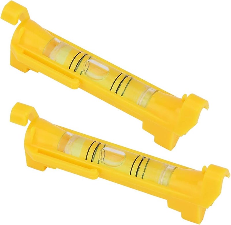 5 Pcs Mini String Line Bubble Levels 3 Vial Hanging Spirit Level Tool - Image 3