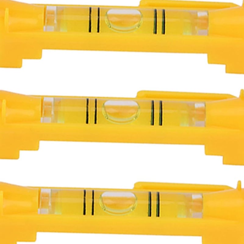 5 Pcs Mini String Line Bubble Levels 3 Vial Hanging Spirit Level Tool - Image 4