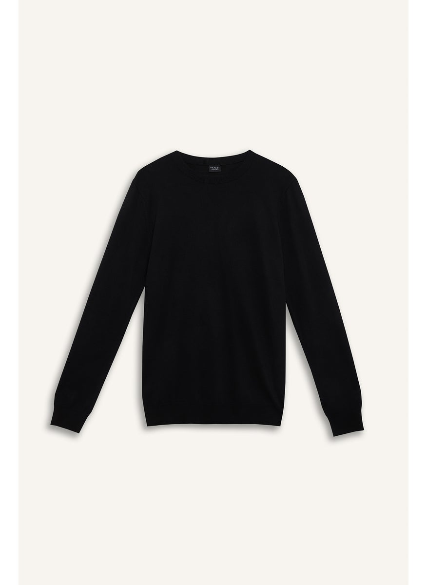 DeFacto - Man Standard Fit Crew Neck Basic Knit Comfortable Pullover - Image 1