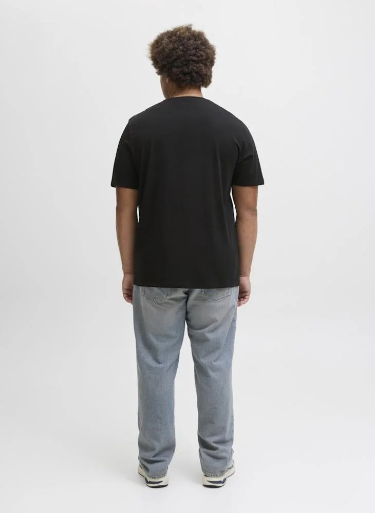 JACK & JONES Jjelogo Graphic Crew Neck T-Shirt