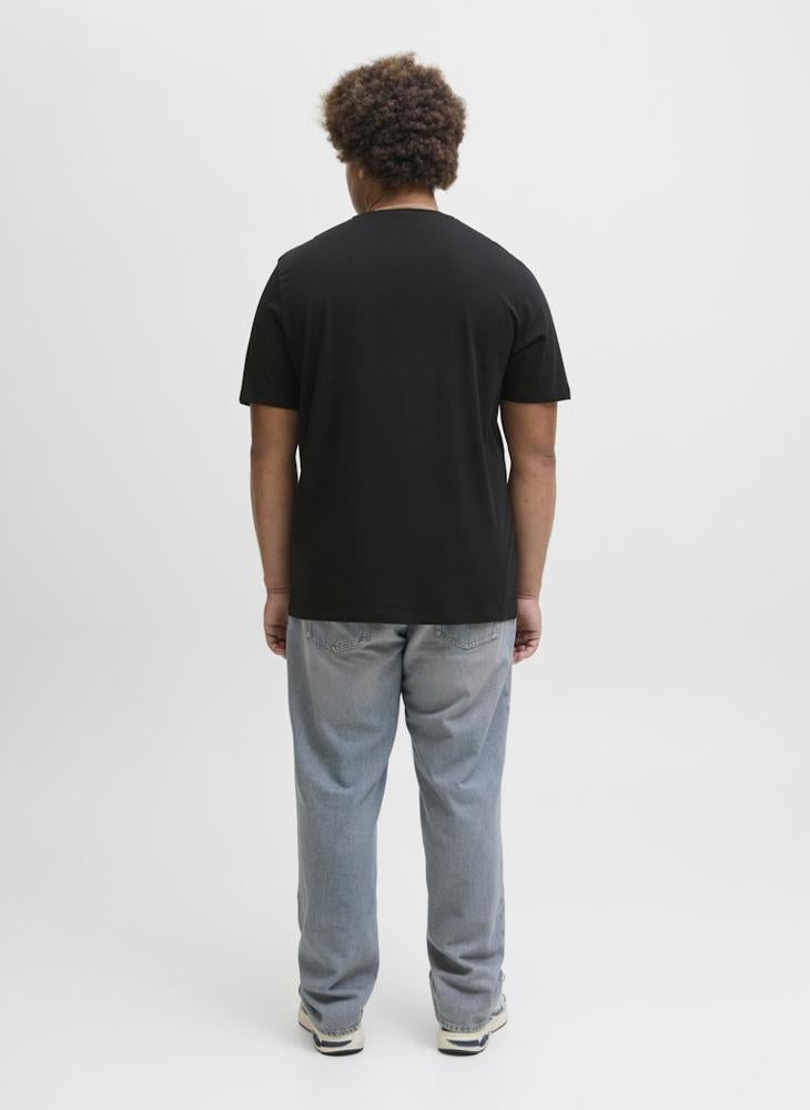 جاك اند جونز تيشيرت جيليوجو برسومات بياقة دائرية - Image 2