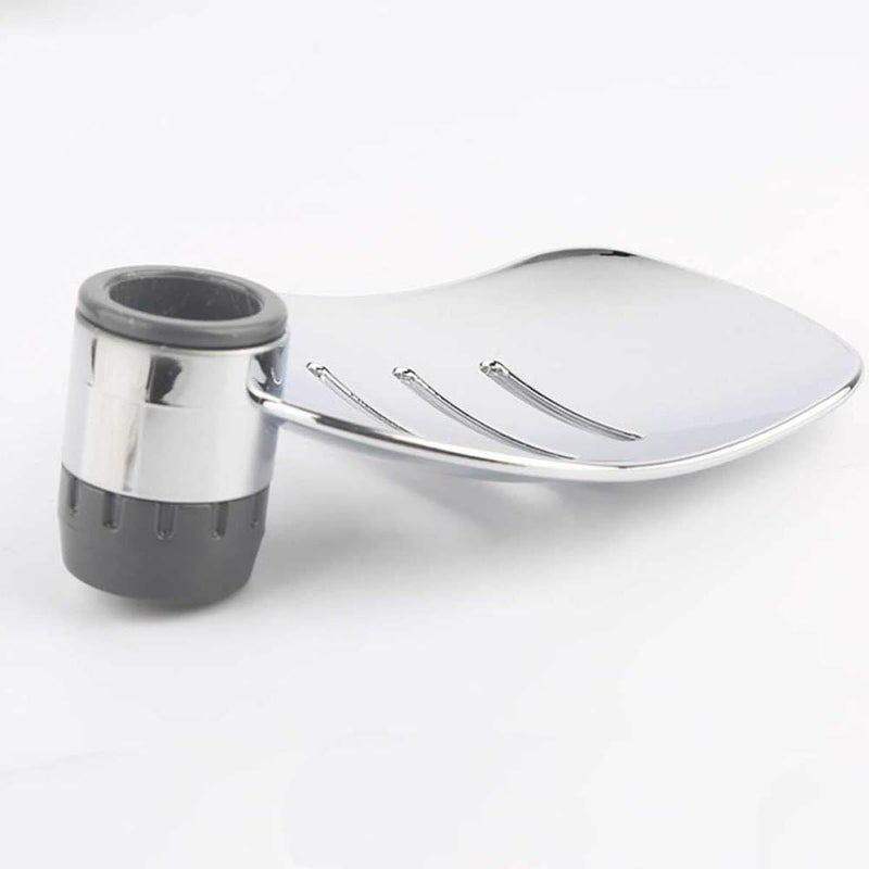 2pcs Silver Shower Soap Bar Tray Holder With 25mm Hole Diameter Soap Dish Rack For Bathroom Home Use - Image 3