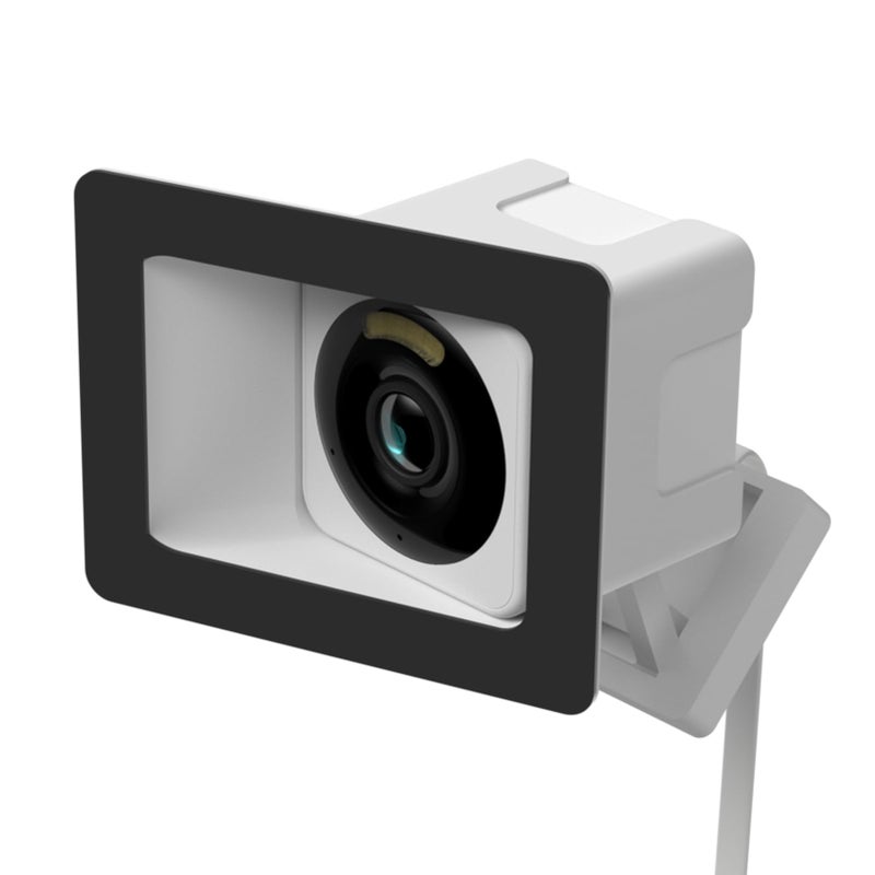 Teccle Angled Window Mount for Wyze Cam V4 and V3 Tilt Angle Glass Mount Through Windows Glass Surfaces Use Cam v4 Turn Wyze Camera into a Window Camera for Outdoor Monitoring - Image 1