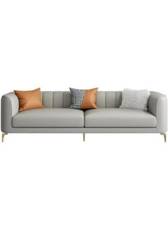 Comfynest Modern Grey Armchair Sofa set 3+1+2 Furniture Living Room Home Leather Sofa  - Image 3