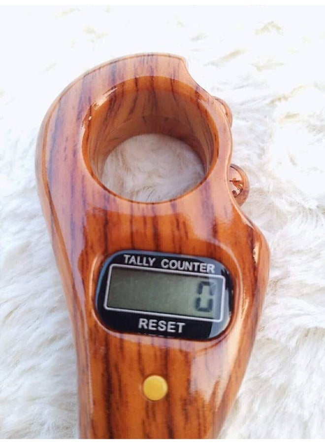 Niralasa Niralasa Digital Finger Counting Machine Mantra Jap Count God Name Digital Tally Counter  (Brown) - Image 3