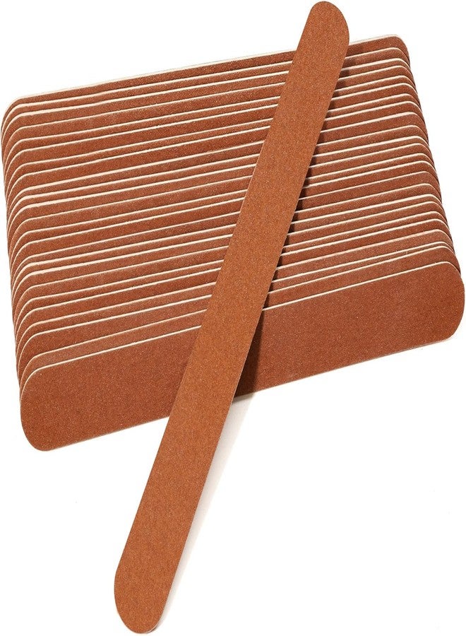 KIRA Nail File Large Emery Boards for Nails, 180 Grit Nail Files for Natural Nails, Thin Emory Nail File Pack Manicure Tool for Home Use 25PCS - Image 1