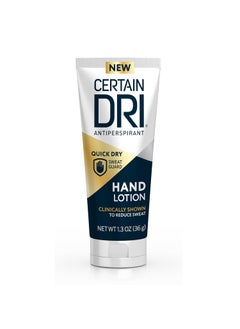 CERTAIN DRI Certain Dri Antiperspirant Hand Lotion for Excessive Sweating FastDrying NonGreasy Formula DermatologistTested 24Hour Protection for Palmar Hyperhidrosis 13 oz 