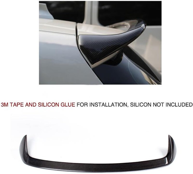 Wivplex Carbon Fiber Rear Roof Spoiler for BMW 1 Series - Image 3