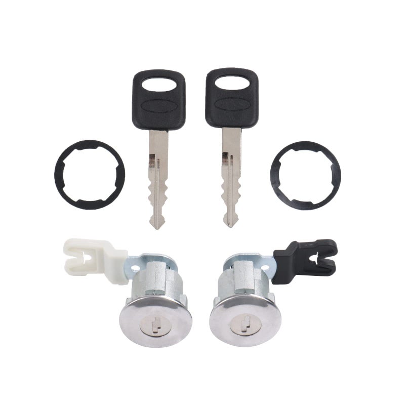 أسطوانة قفل باب DICMIC مع مفتاح لسيارات فورد E150 E250 E350 F150 F250 F350 إكسبلورر رينجر 1997-2006 استبدال XL2Z7821990AC F87Z7821990BA