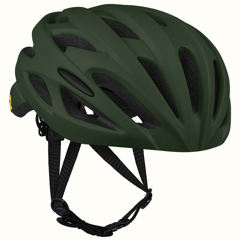 Retrospec Silas Adult Bike Helmet with Light for Men & Women - Lightweight, Comfortable, Matte Forest, One Size - Image 1