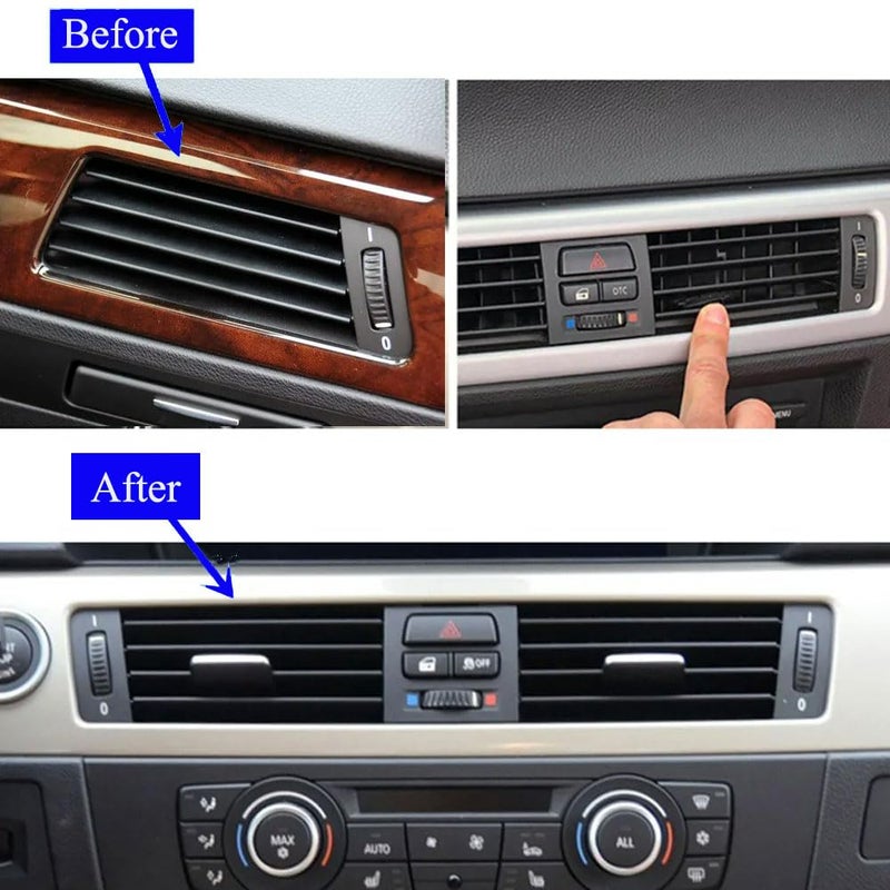مجموعة إصلاح فتحات تهوية لوحة العدادات الأمامية لسيارات BMW الفئة الثالثة E90 E91 E92 E93 - Image 5