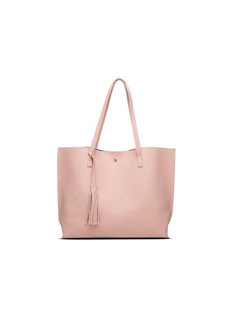 GGOOT Fashion Women's Tassels Bags with Large Capacity Shoulder Crossbody Bag Beige  - Image 1
