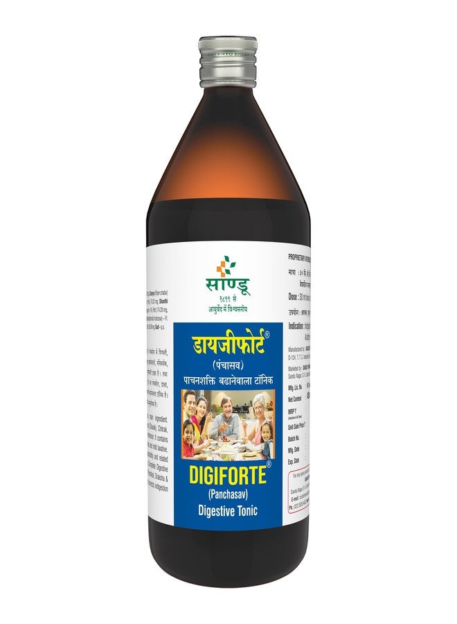 Sandu Digiforte (Sandu Panchasav) | Best Ayurvedic Medicine To Improve Digestion | 450 ml - Image 1