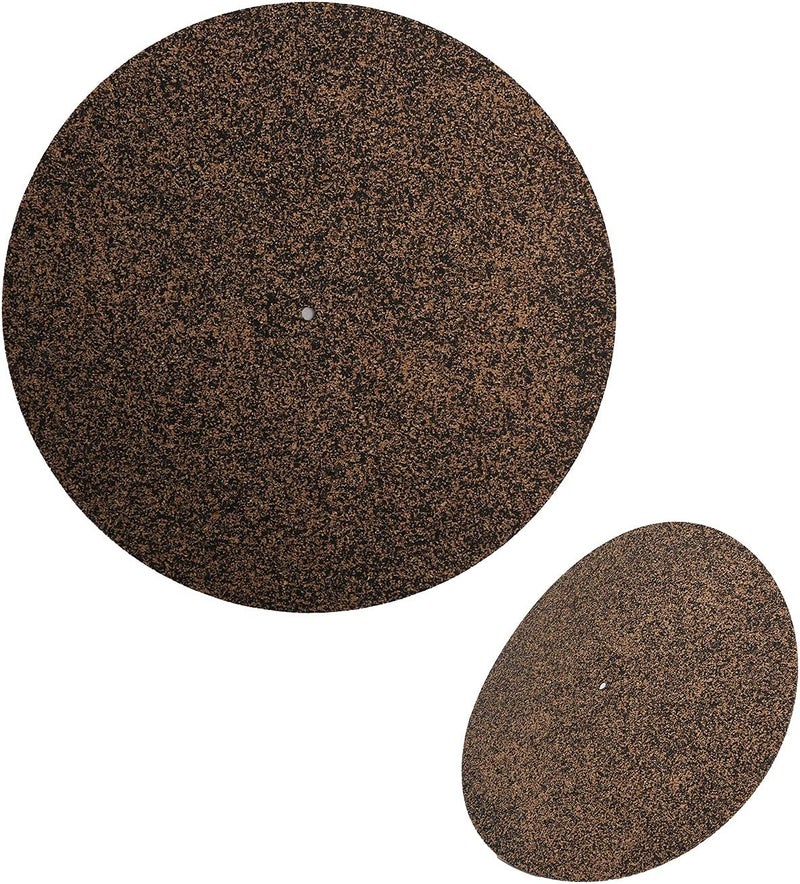 Semme 12in Record Mat Pad Cork NonSlip AntiStatic Turntable Slipmat for Records - Image 2
