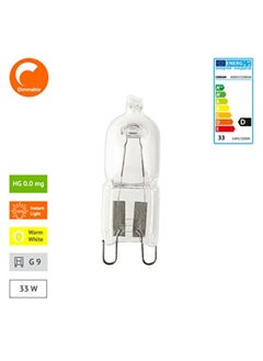 Osram Osram 66733 Halopin Halogen Lamp 33 W 230 V G9 Clear Glass G9 Pack Of 5  - Image 4
