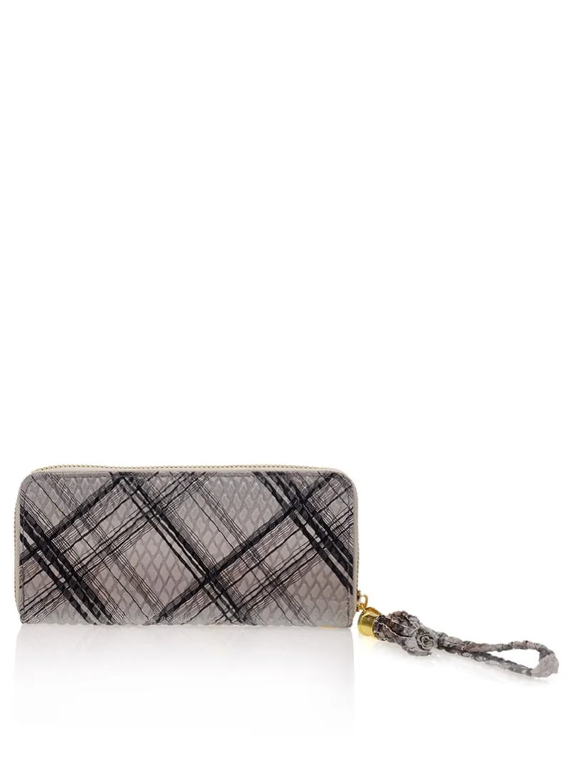Ginger Checkered Wallet