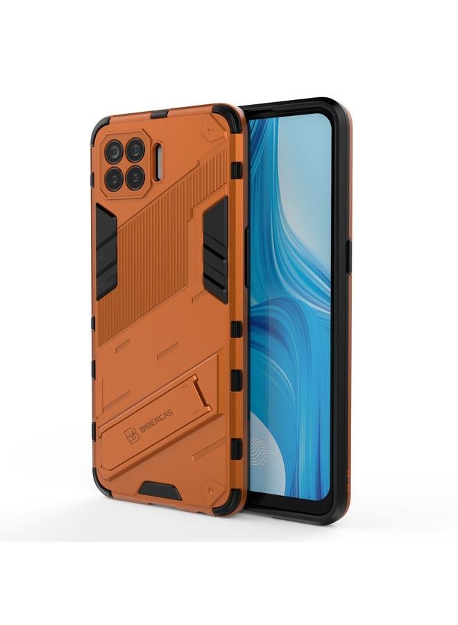 S-TOP Case For OPPO F17 Pro Punk Armor 2 in 1 PC + TPU Shockproof Case with Invisible Holder - Image 1
