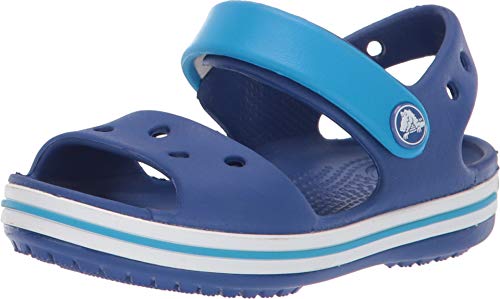 Crocs Unisex-Child Kids' Crocband Sandals, Cerulean Blue/Ocean, 6 Toddler - Image 4