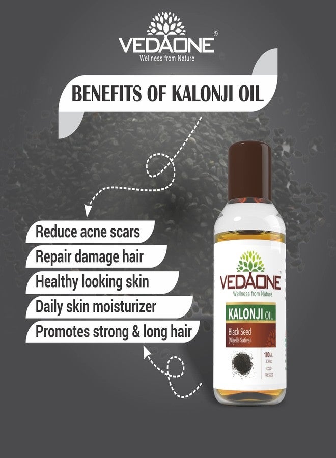Vedaone Natural Cold Pressed Kalonji Black Seed Cumin Oil - 100ml - Image 5