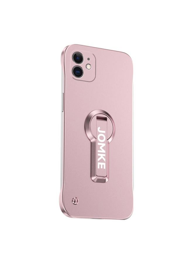 اس-توب جراب لهاتف iPhone 12 من Baking Varnish مزود بحامل يدور 360 درجة بدون إطار جراب هاتف كمبيوتر شخصي - Image 1