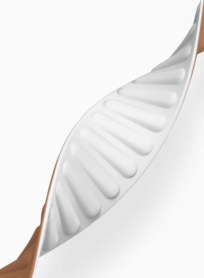 Spigen High Quality Silicone Magnetic Suction Watch Band for Apple Watch 42mm 44mm 45mm 49mm Compatible with Ultra 1,2 Series 9,8,7,6,5,4,3,2,1 - White - Image 3