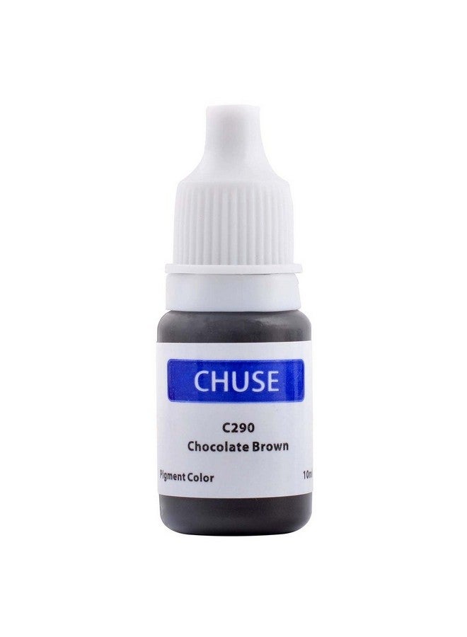 Chuse Microblading Ink Permanent Makeup Pigment 0.35Oz/10Ml Eyebrow Ink Microblading Pigment For Eyebrow Eyeliner (C290 Chocolate Brown) - Image 1