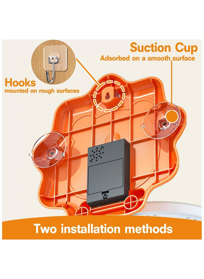 Toddler Indoor Mini Basketball Hoop Contains One 12cm Basketball Adjustable Height Birthday Baby Boy Small Bath Basket Gift Toy Suitable for 1 2 3 4 5 Years Old - Image 4
