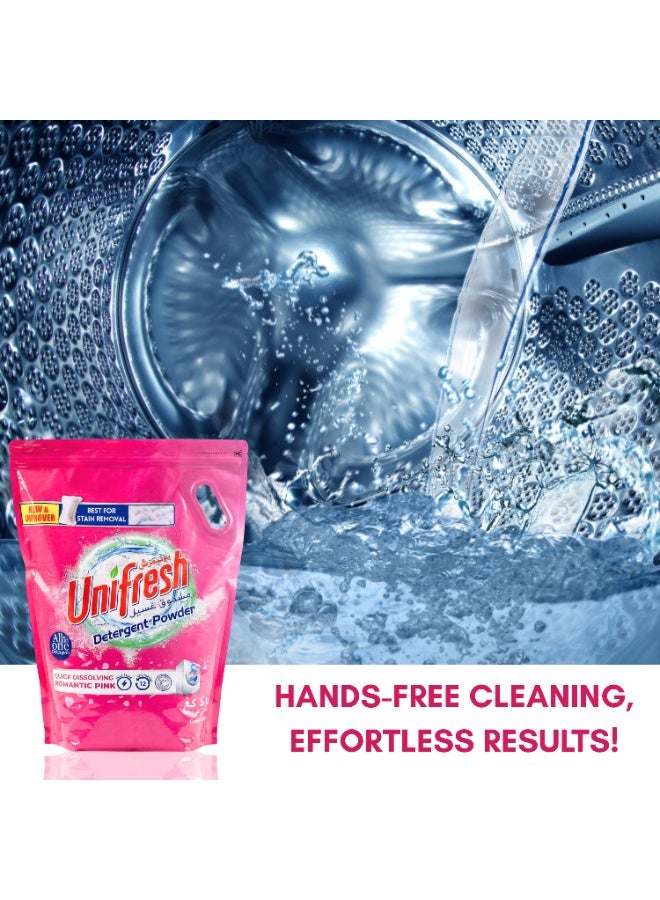 يونيفرش مسحوق غسيل وردي 3 كجم - قوة تنظيف فائقة، وانتعاش يدوم طويلاً، ومنظف غسيل يزيل البقع الصعبة - Image 4