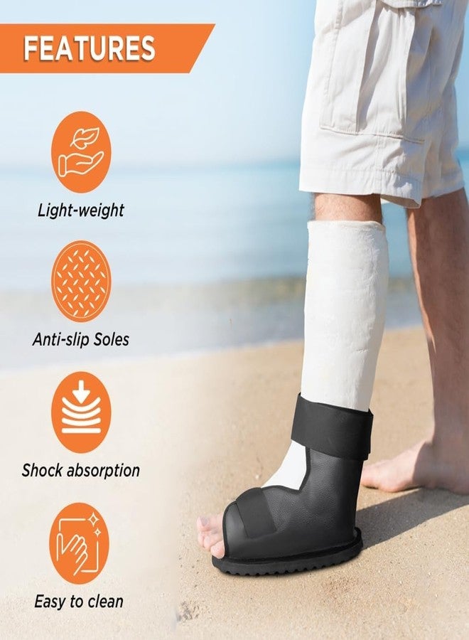 Dr Helix Cast Shoe for Foot & Leg Plaster Support | Orthopedic Medical Recovery Shoe for Men & Women | Fits Left or Right Foot (Size-XL) - Image 4