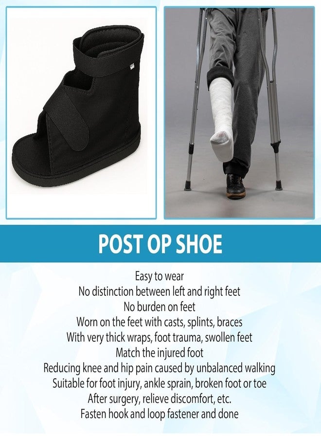 Dr Helix Cast Shoe for Foot & Leg Plaster Support | Orthopedic Medical Recovery Shoe for Men & Women | Fits Left or Right Foot (Size-XL) - Image 5