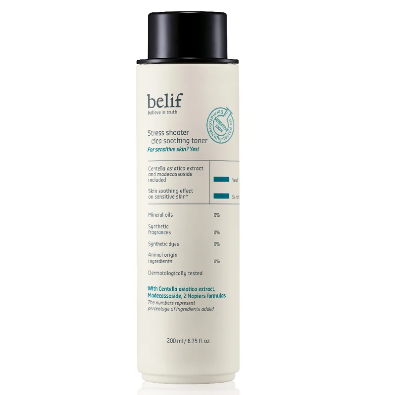 belif stress shooter-cica soothing toner 200ml