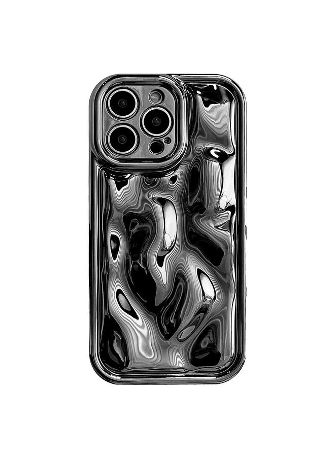 اس-توب جراب لهاتف iPhone 13 Pro Max مصنوع من مادة TPU بتصميم نيزكي مطلي بالكهرباء - Image 1