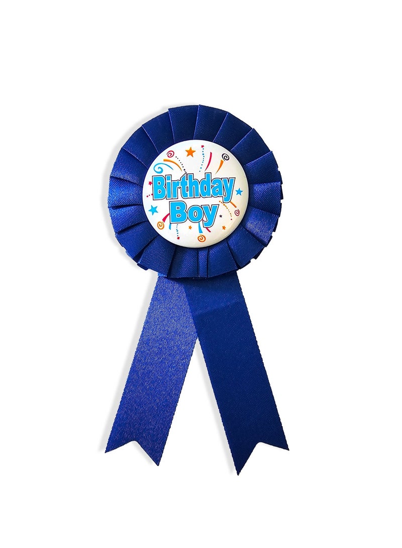 Souvenir Souq Stylish Birthday Boy Badge | Party Wear Button Badge for Kids Birthday Celebration - Image 1